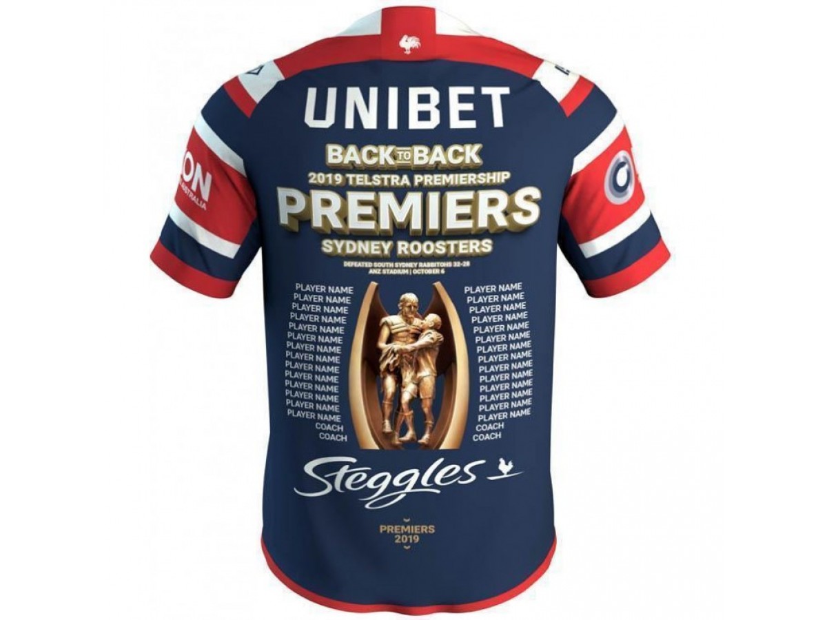Sydney Roosters Men's Premiers Rugby Jersey 2019