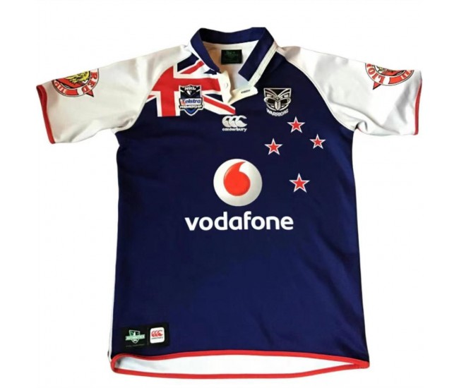 New Zealand Warriors Mens Retro Heritage Rugby Jersey 2011