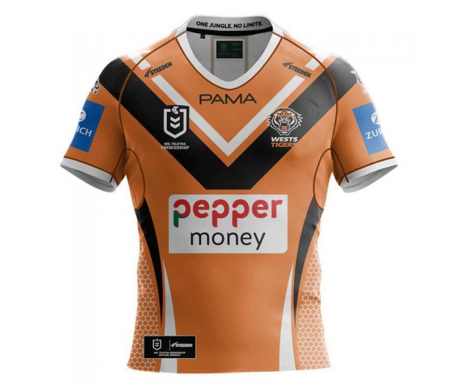 Wests Tigers Mens Away Rugby Jersey 2025
