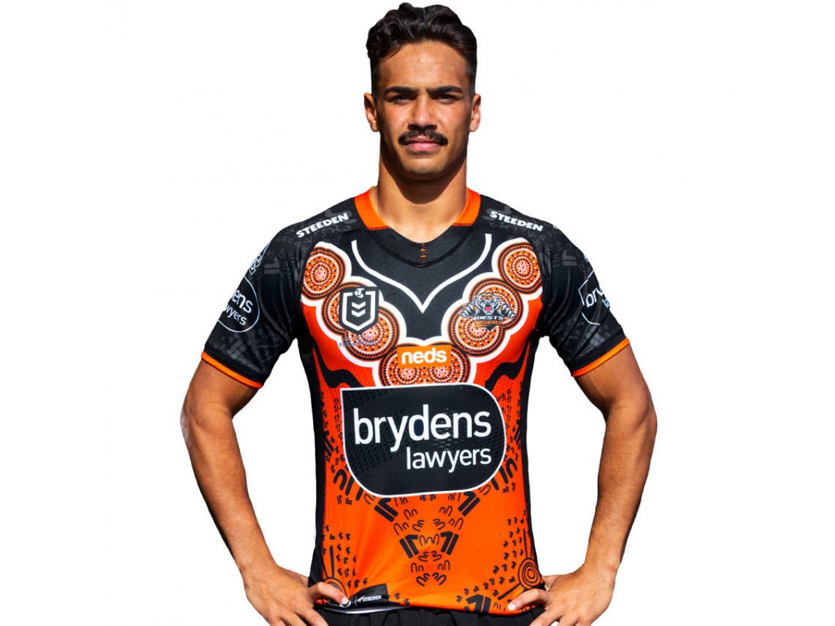 Wests Tigers Mens Indigenous Rugby Jersey 2021