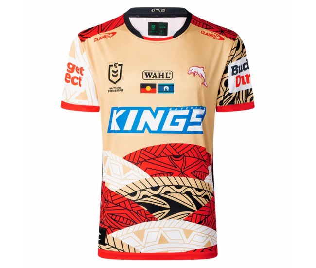 Dolphins Mens Indigenous Rugby Jersey 2025