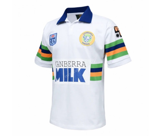 Canberra Raiders Mens Away NRL Retro Rugby Jersey 1994