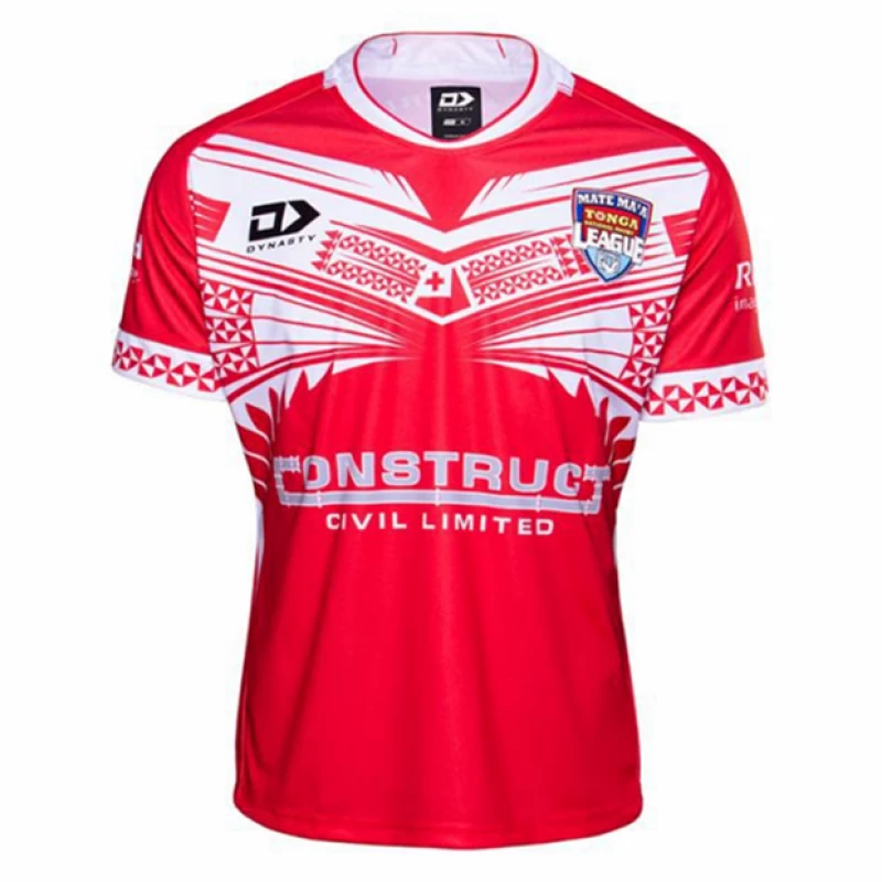 Rugby Jersey Rugby League CRBsports Team Tonga Swag Sportswear New Fabric Ricamato 