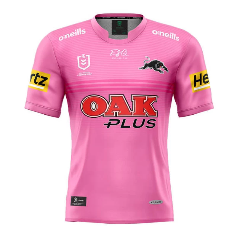 O'Neills Penrith Panthers 2022 NRL Rugby Mens Home Jersey Black 