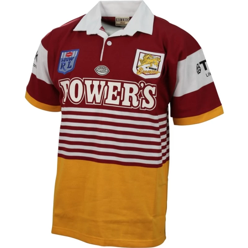 Brisbane Broncos Retro Rugby Jersey 1992