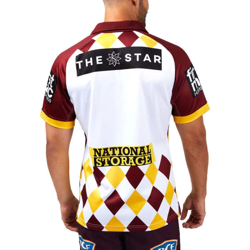 Brisbane Broncos Mens Heritage Rugby Jersey 2024