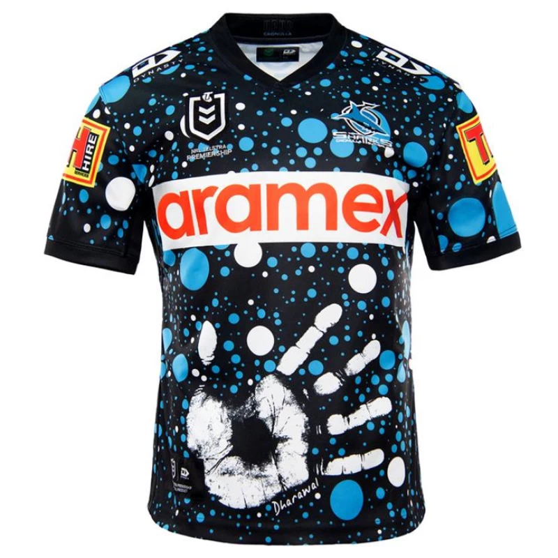 Cronulla Sharks Mens Indigenous Rugby Jersey 2021