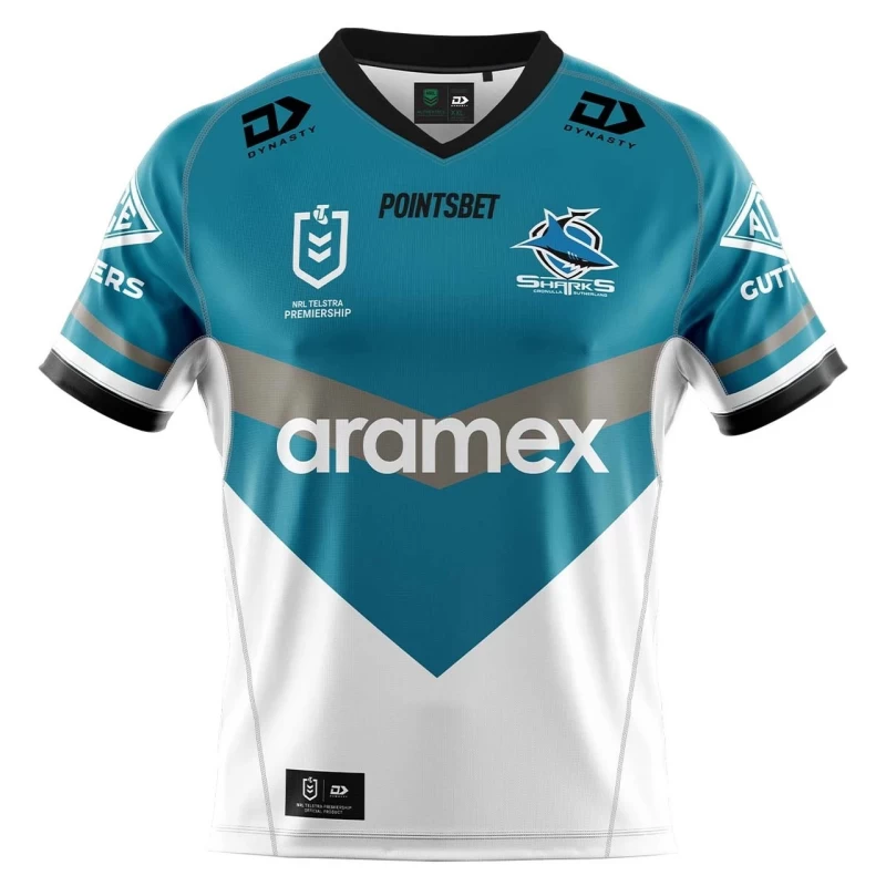 Cronulla Sharks Mens Heritage Rugby Jersey 2022