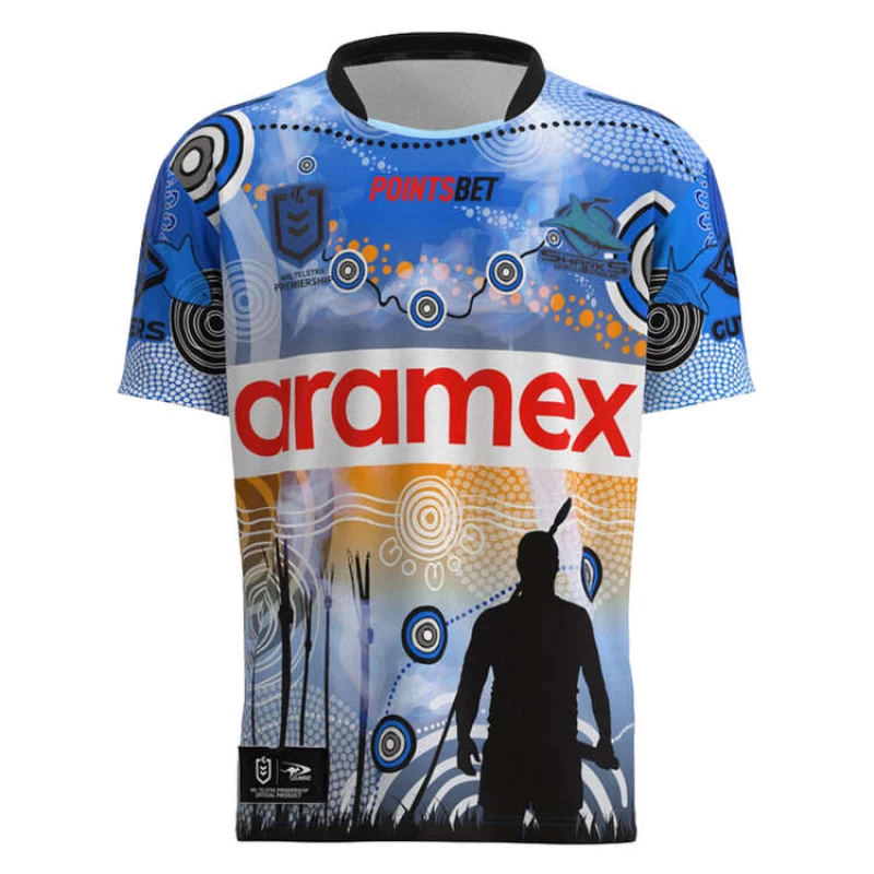 Cronulla Sharks Mens Indigenous Rugby Jersey 2023