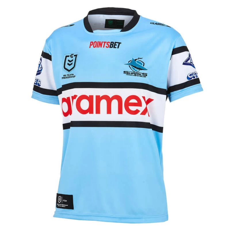 Cronulla-Sutherland Sharks Mens Home Rugby Jersey 2024