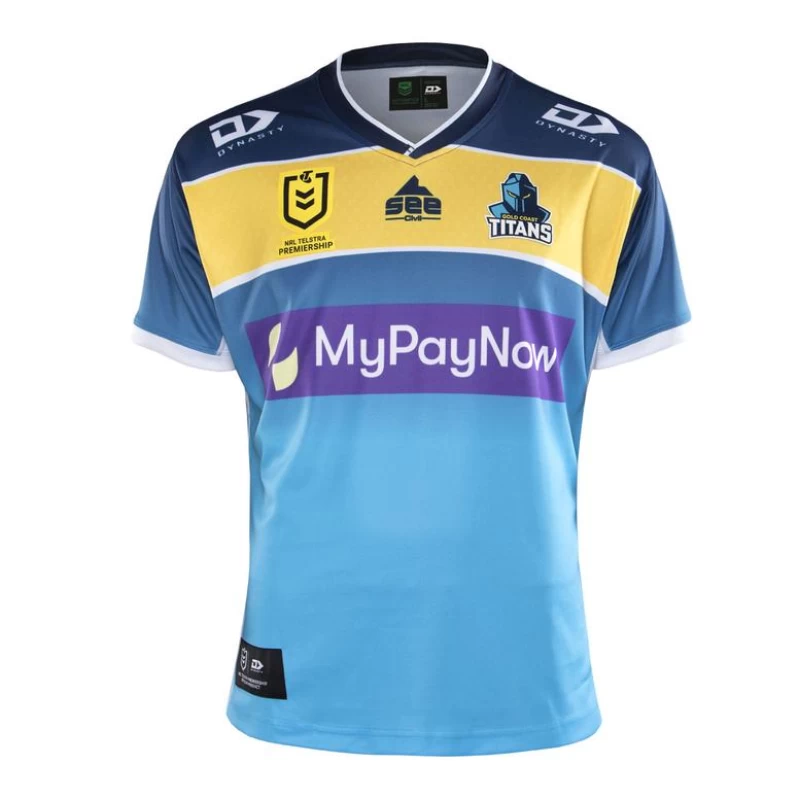 Gold Coast Titans Men's Home Rugby Jersey 2022