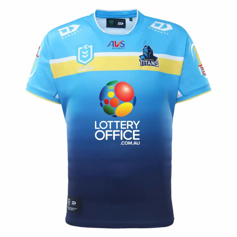 Gold Coast Titans Men's Home Rugby Jersey 2024