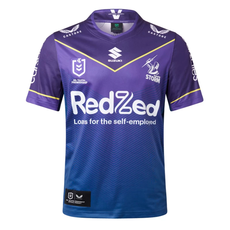 Melbourne Storm Mens Home Rugby Jersey 2023