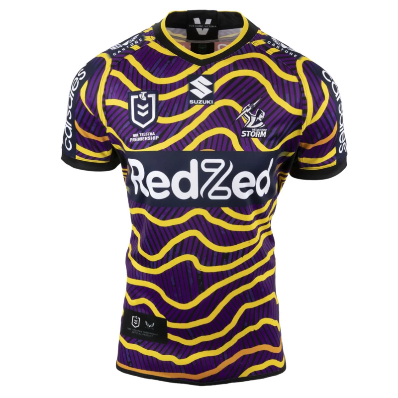 Melbourne Storm Mens Indigenous Rugby Jersey 2022