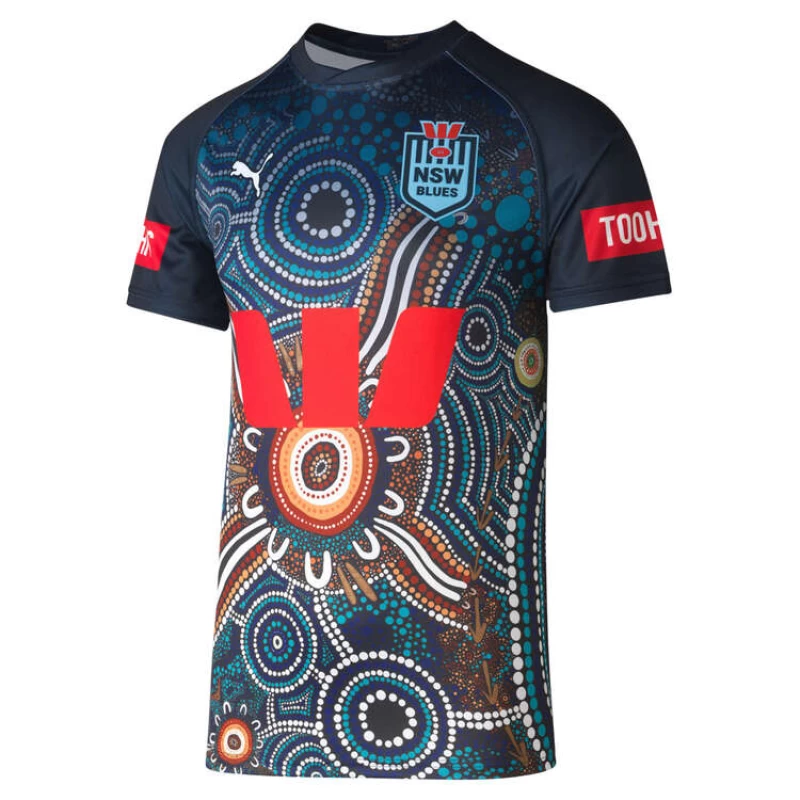 NSW Blues Mens Indigenous Rugby Jersey 2023