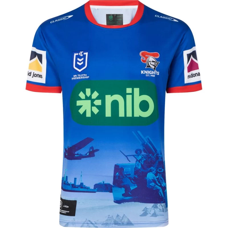 Newcastle Knights Mens ANZAC Rugby Jersey 2023