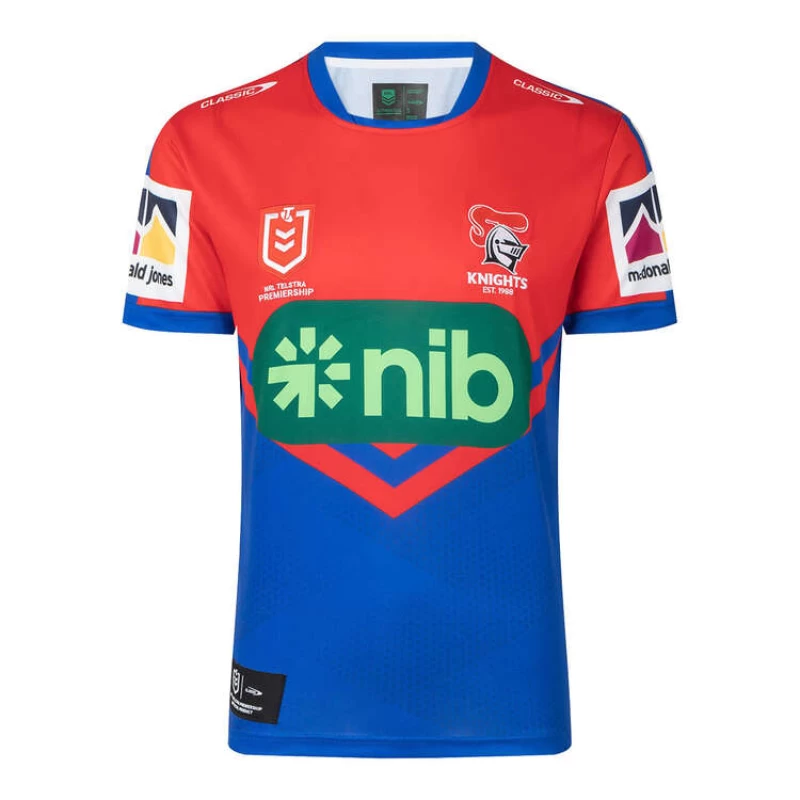 Newcastle Knights Men's Home Rugby Jersey 2023