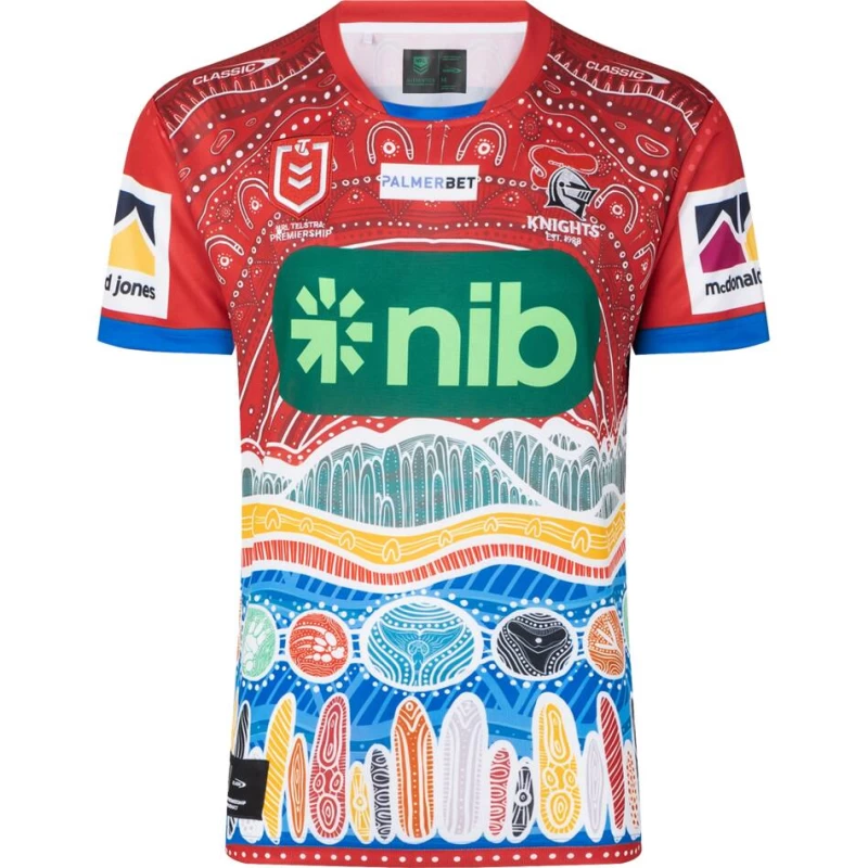 Newcastle Knights Mens Indigenous Rugby Jersey 2023