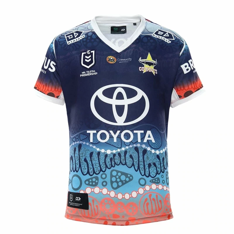 North Queensland Cowboys Men's Indigenous Rugby Jersey 2022