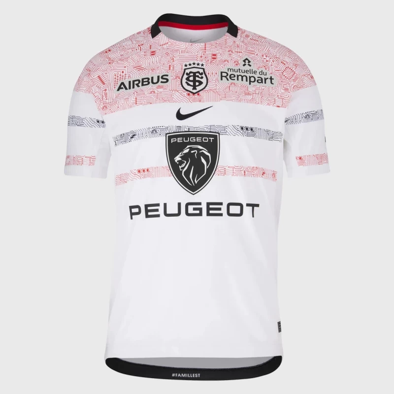 Stade Toulousain Mens Away Rugby Jersey 2022-23