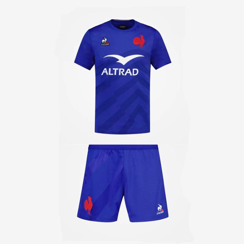 France Kids Home Rugby Kit 2022-23