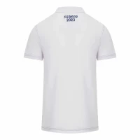 France RWC Mens Cotton White Rugby Polo 2023