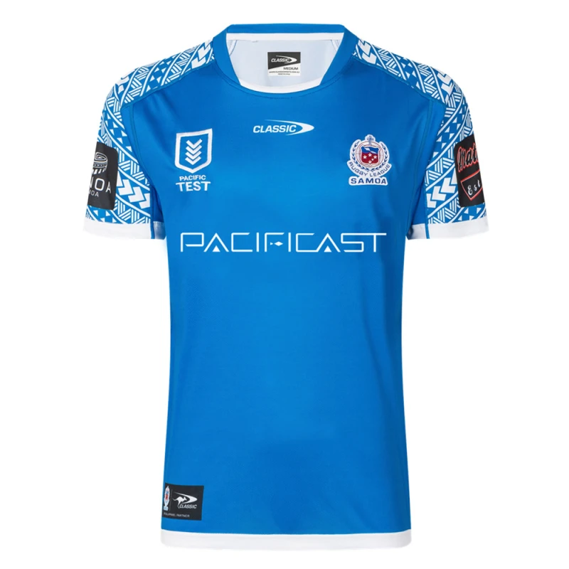 dictador caloría Luna Samoa Mens Pacific Test Rugby Jersey 2022-23