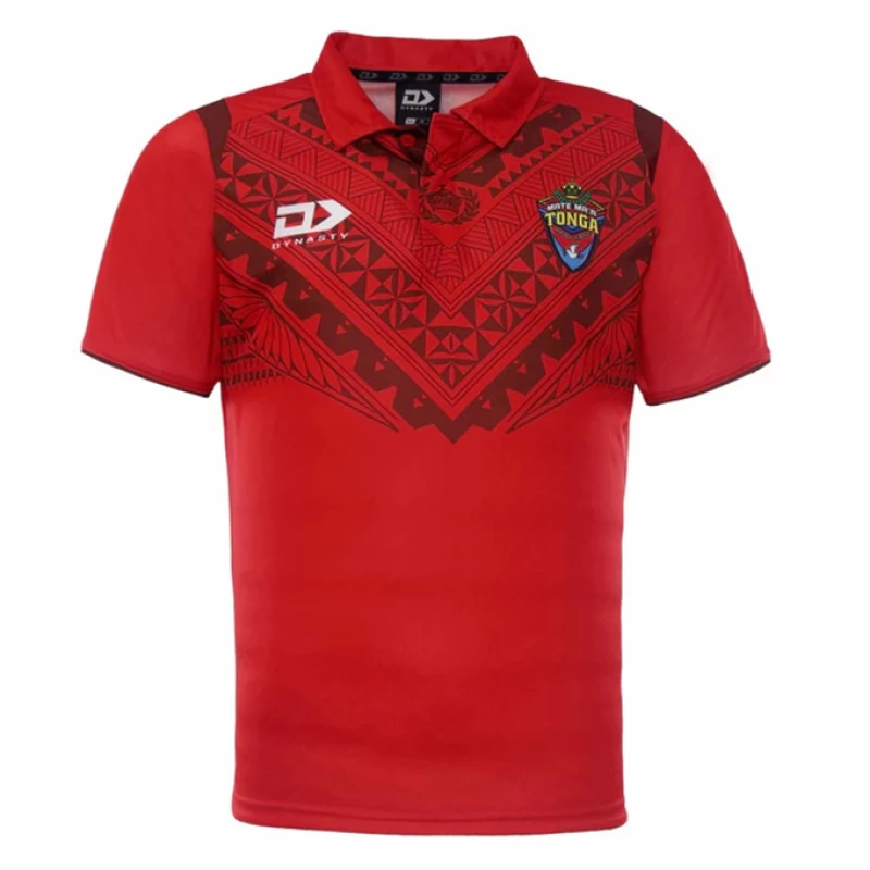 Tonga Mens Training Rugby Media Polo 2022