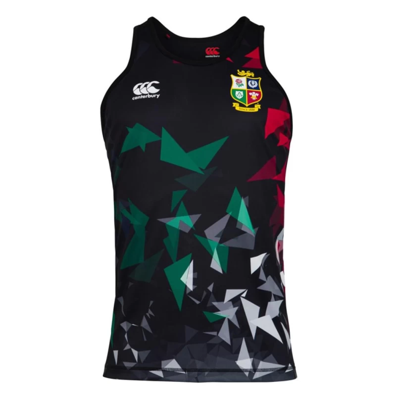 CCC British And Irish Lions Mens Rugby Singlet 2021 Black