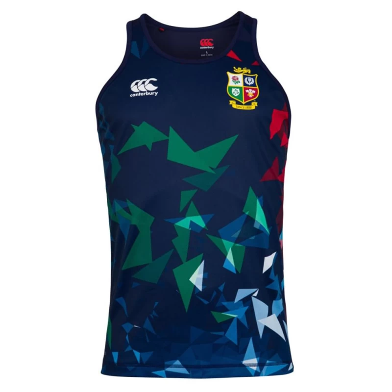 CCC British And Irish Lions Mens Rugby Singlet 2021 Navy