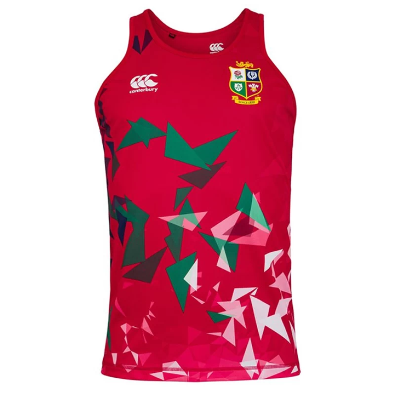 CCC British And Irish Lions Mens Rugby Singlet 2021 Red