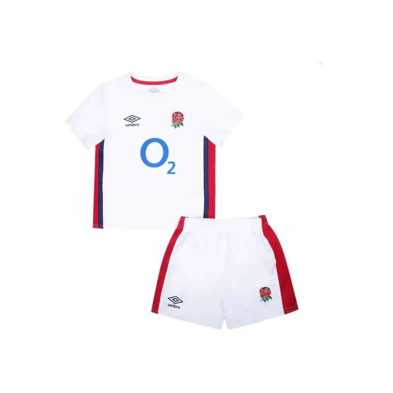 England Kids Home Rugby Kit 2021-22