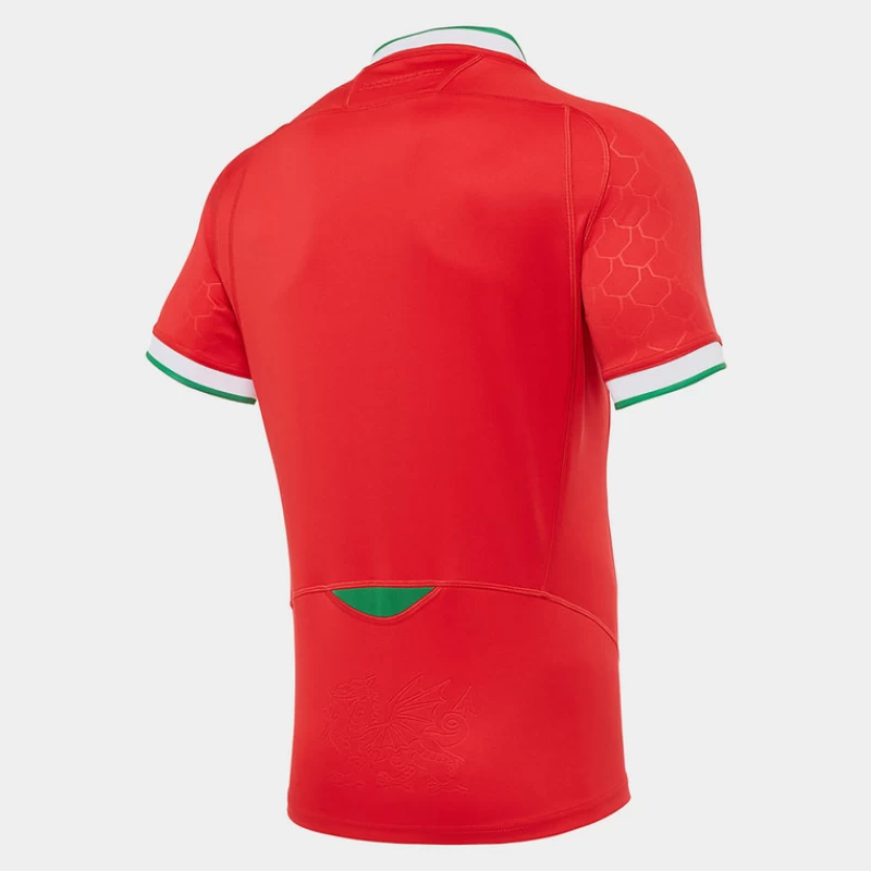 Macron Wales Home Rugby Jersey 2021