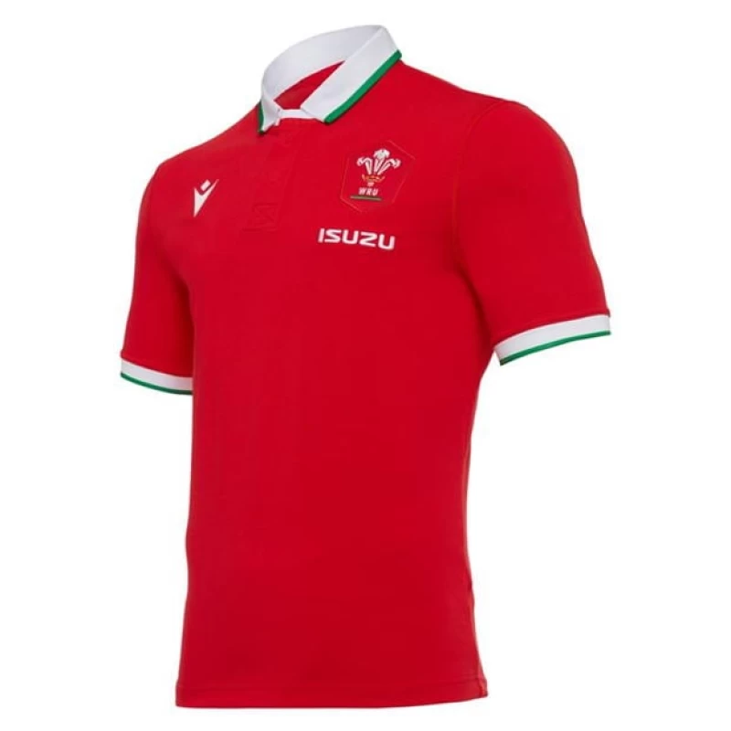 Macron Wales Home Classic Rugby Jersey 2021