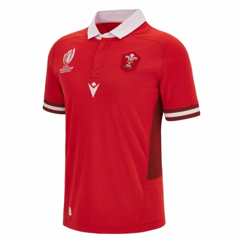 Wales Mens Home Rugby World Cup Jersey 2023