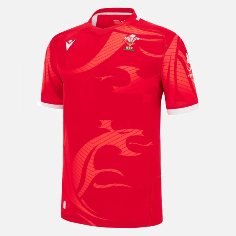 Welsh Mens Commonwealth Games Home Rugby Jersey 2022-23