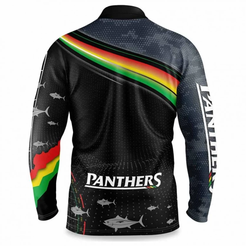 Penrith Panthers Mens Fishfinder Fishing Rugby Shirt 2022