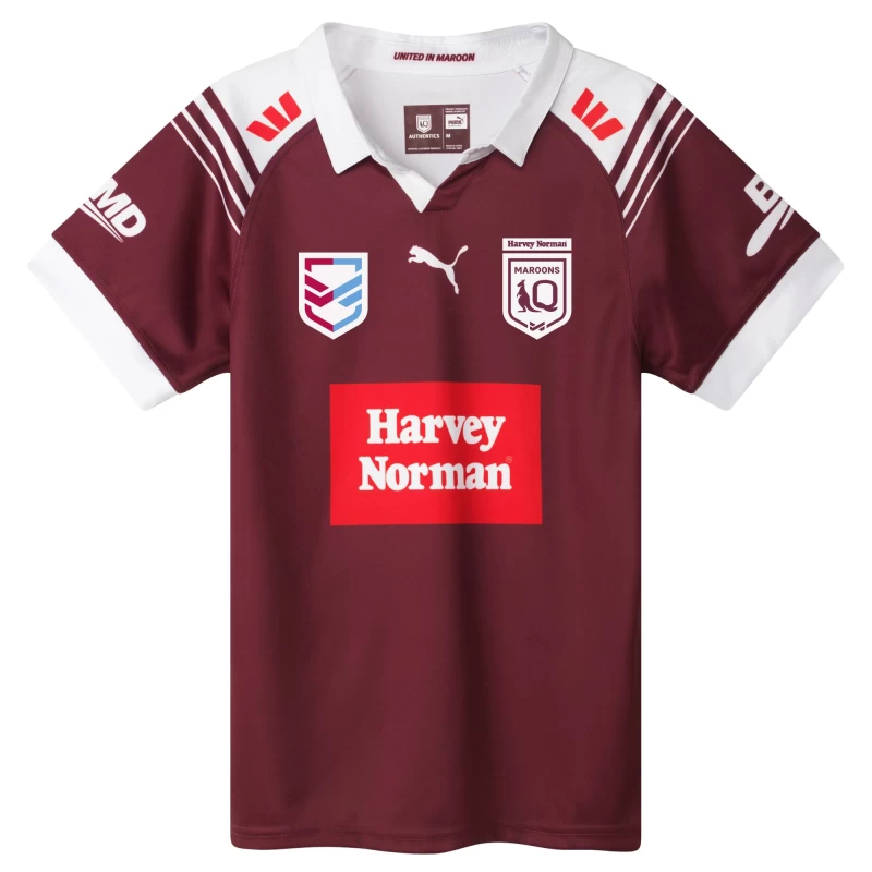 Harvey Norman QLD Maroons Mens Rugby Jersey 2024