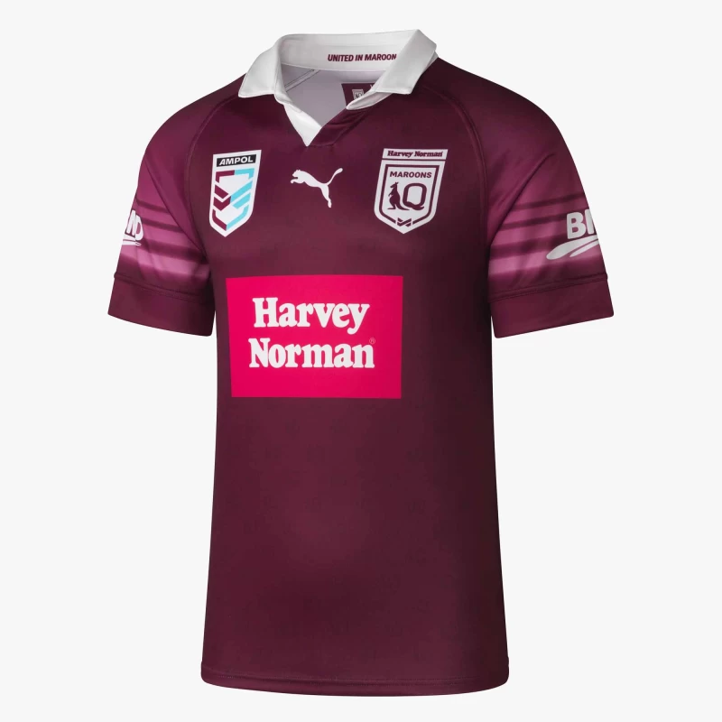 Harvey Norman QLD Maroons Mens Rugby Jersey 2023