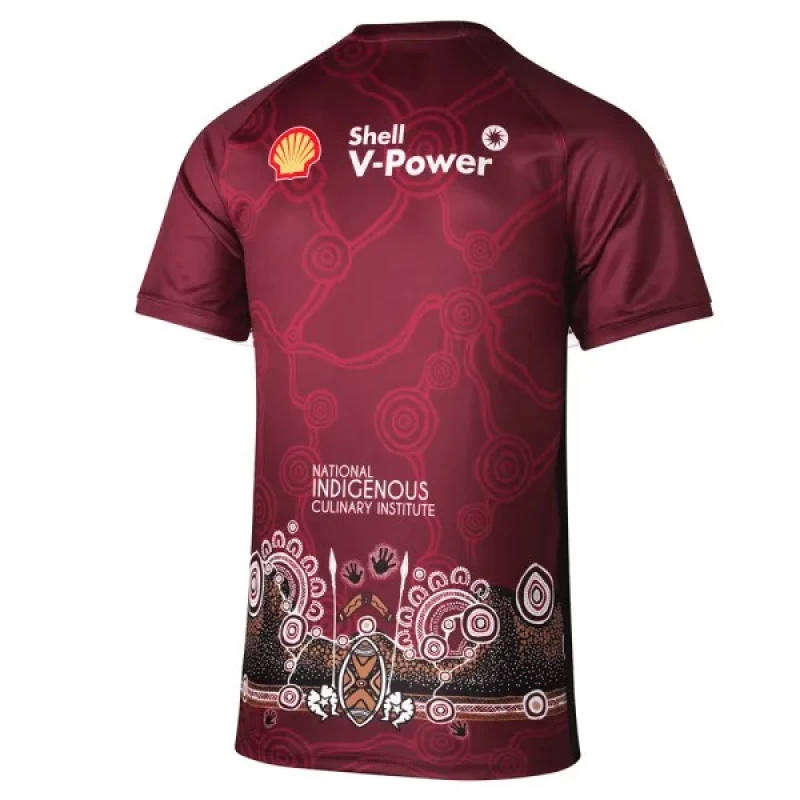 QLD Maroons Mens Indigenous Rugby Jersey 2022