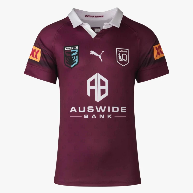 QLD Maroons Mens Home Rugby Jersey 2023