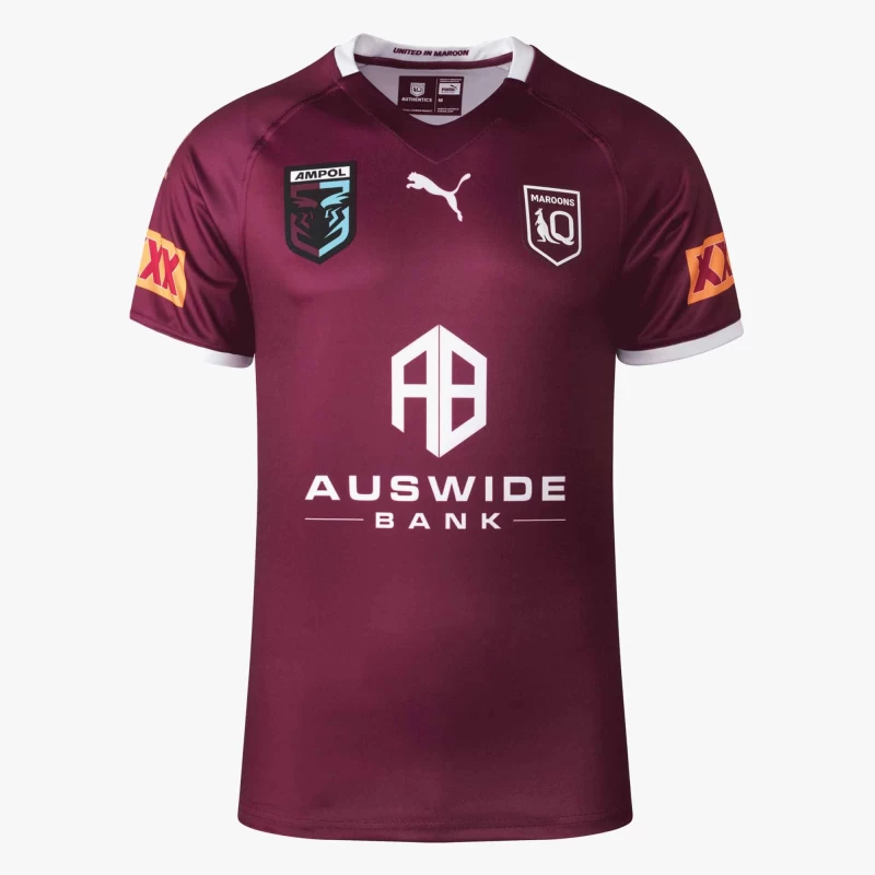 QLD Maroons State of Origin Mens Home Rugby Jersey 2022