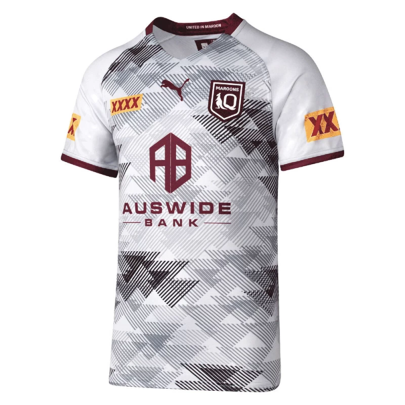 QLD Maroons State of Origin Mens Training Rugby Jersey 2022