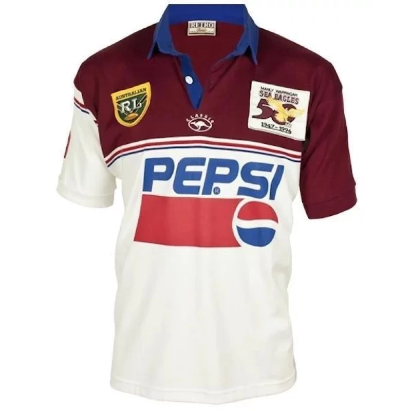 Manly Warringah Sea Eagles Retro Rugby Jersey 1996