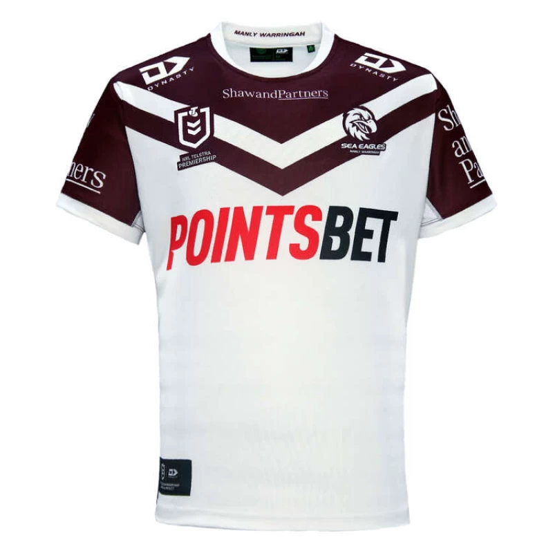 Manly Warringah Sea Eagles Mens Away Rugby Jersey 2024