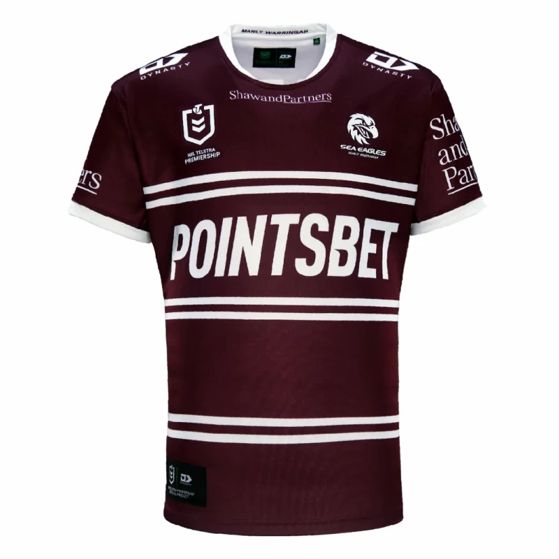 Manly Warringah Sea Eagles Men's Home Rugby Jersey 2024