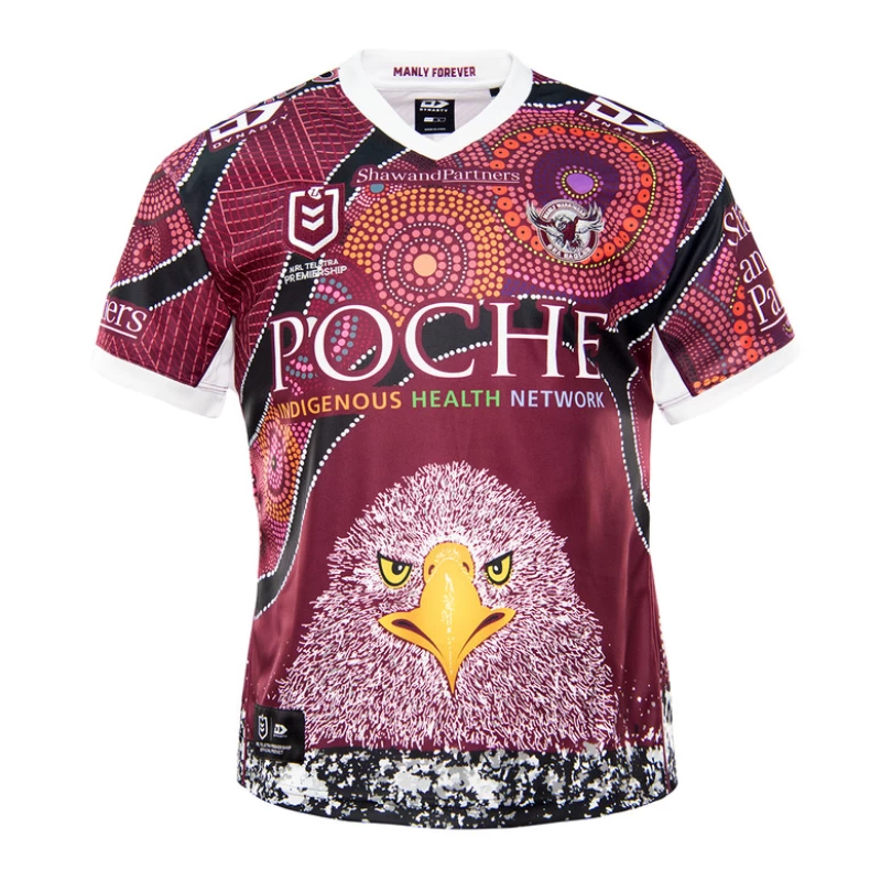 Manly Warringah Sea Eagles Mens Indigenous Rugby Jersey 2021