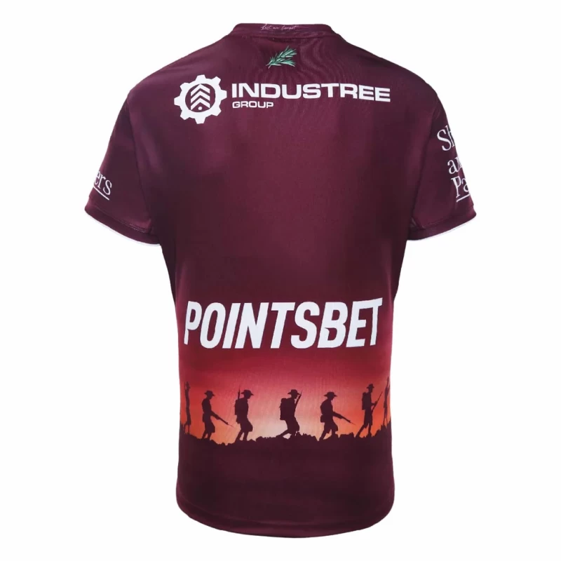 Manly Warringah Sea Eagles Mens Anzac Rugby Jersey 2023