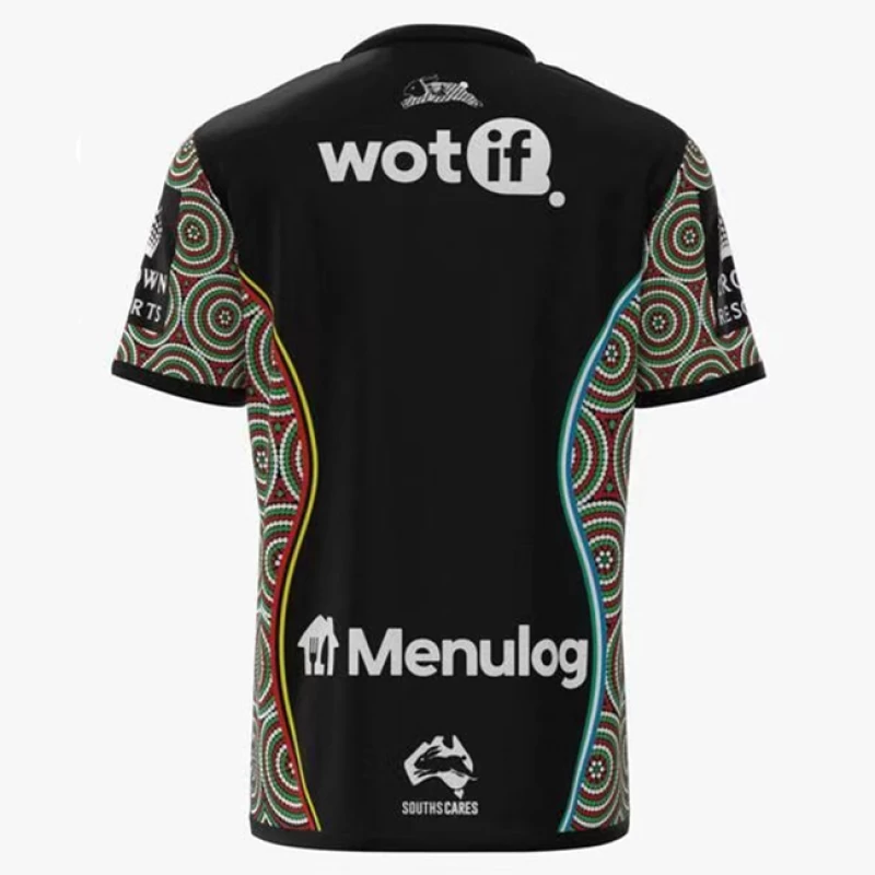 South Sydney Rabbitohs Mens Indigenous Training Rugby Tee 2023
