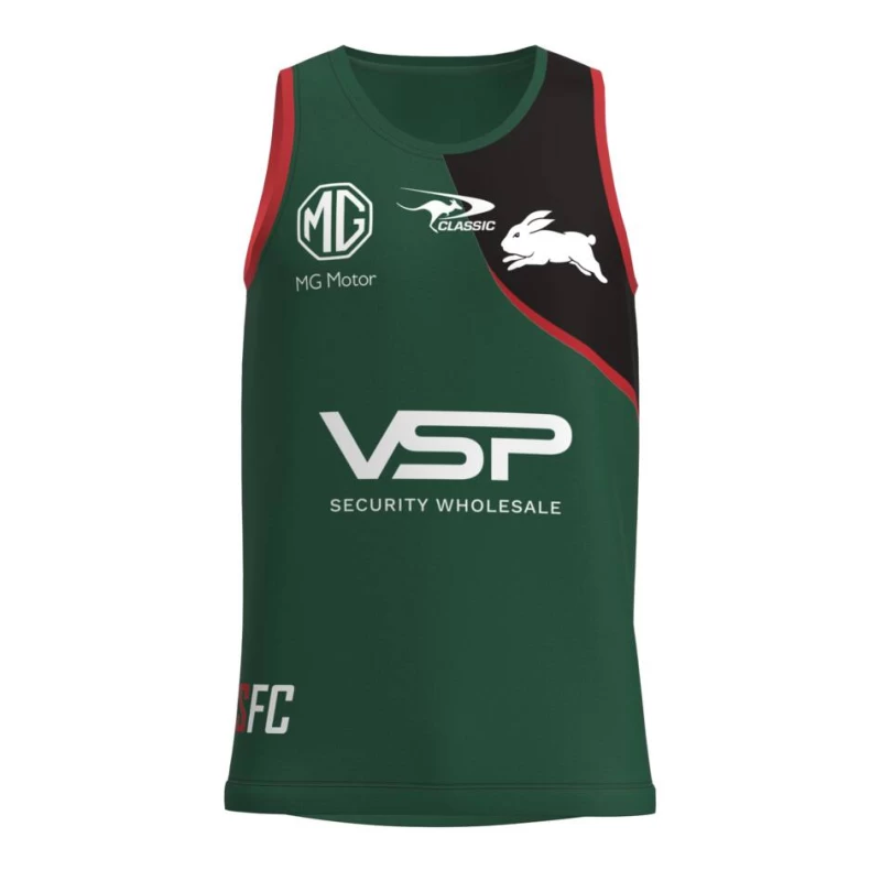 South Sydney Rabbitohs Mens Training Rugby Singlet 2023